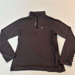 Reebok Gray Quarter-Zip Pullover